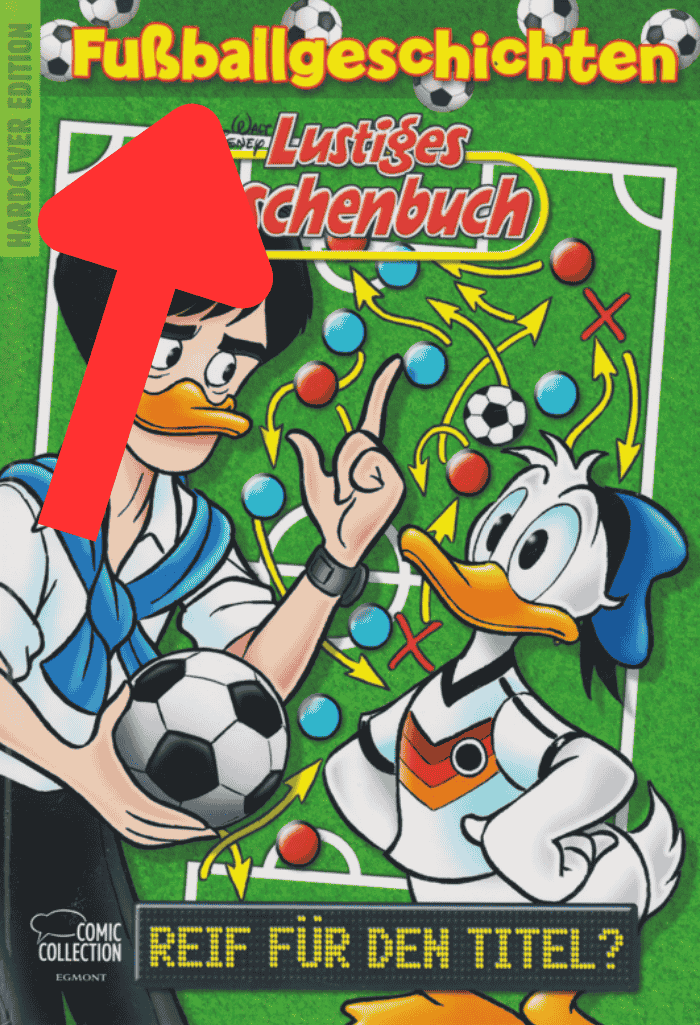 Lustiges Taschenbuch Fußballgeschichten - Beispielfoto